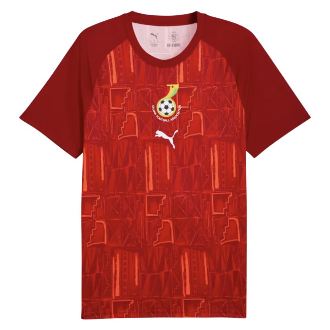2026-2027 Ghana Warm Up Jersey (Dark Crimson) (Kudus 10)-SoccerKits Hub | Buy Soccer Jerseys Online
